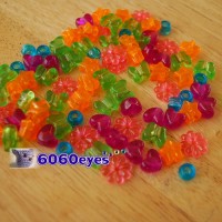 Beads: 8oz (226.8g) Bag of Plastic Craft Beads