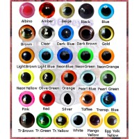 YOU CHOOSE 7.5 mm COLOR Plastic eyes, Safety eyes, Animal Eyes, Round eyes