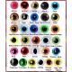 YOU CHOOSE 6mm Color Amigurumi eyes, Plastic eyes, Safety eyes, Animal Eyes, Round eyes