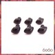 6pcs 12mm BLACK Triangular Plastic noses, Safety noses, Animal Noses