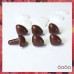 3pcs 12mm BROWN Triangular Plastic noses, Safety noses, Animal Noses