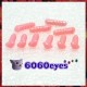 10pcs 6mm PINK Triangular Plastic noses, Safety noses, Animal Noses