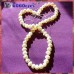 Pearls:16 inch White-colored Potato Pearl String