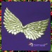 Angel Wings: 4 3/4 Inch (120.65mm) Gold Embossed Wing (Set of 2)