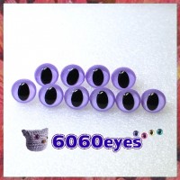 5 PAIRS 15mm Light Blue Plastic eyes, Safety eyes, Animal Eyes, Round eyes