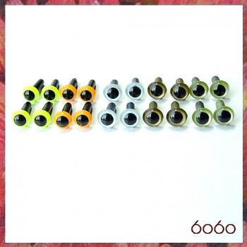 10 Pairs 4.5mm MIXED COLOR eyes--MIX1
