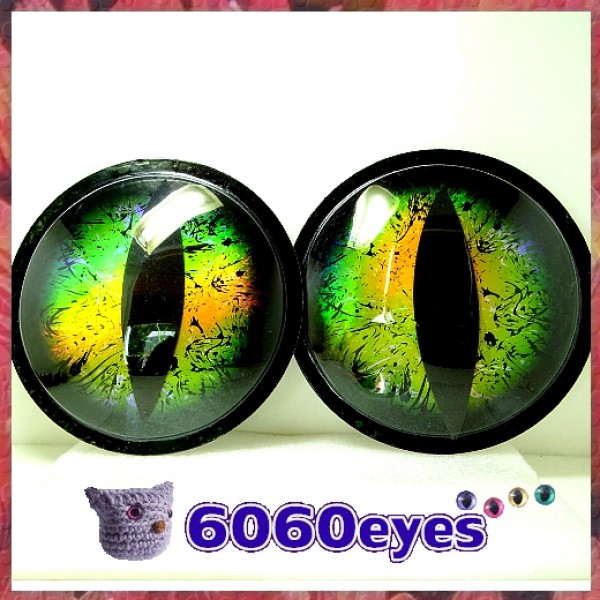 6 inch (154.4mm) Peel and Stick Bloodshot Eyes Style craft eyes, animal eyes,  wiggly eyes