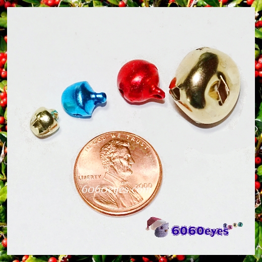 Formosa Crafts - Silver Jingle Bells 12mm 15mm 144 Pieces