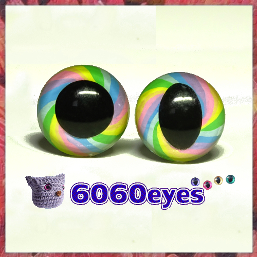 6 inch (154.4mm) Peel and Stick Human Eyes Style craft eyes, animal eyes, wiggly  eyes